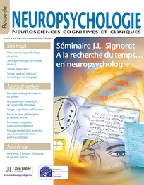 Revue de neuropsychologie